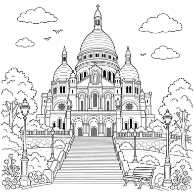 Sacré-Cœur Basilica in France