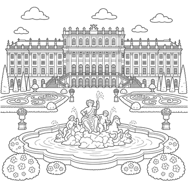 Palacio de Schonbrunn en Austria