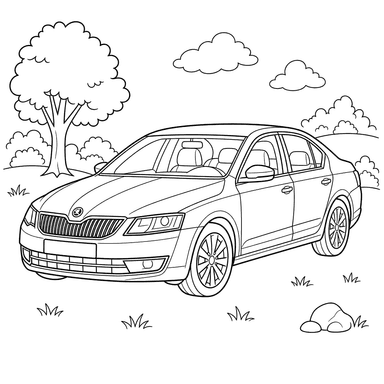 Coloriage Skoda Octavia