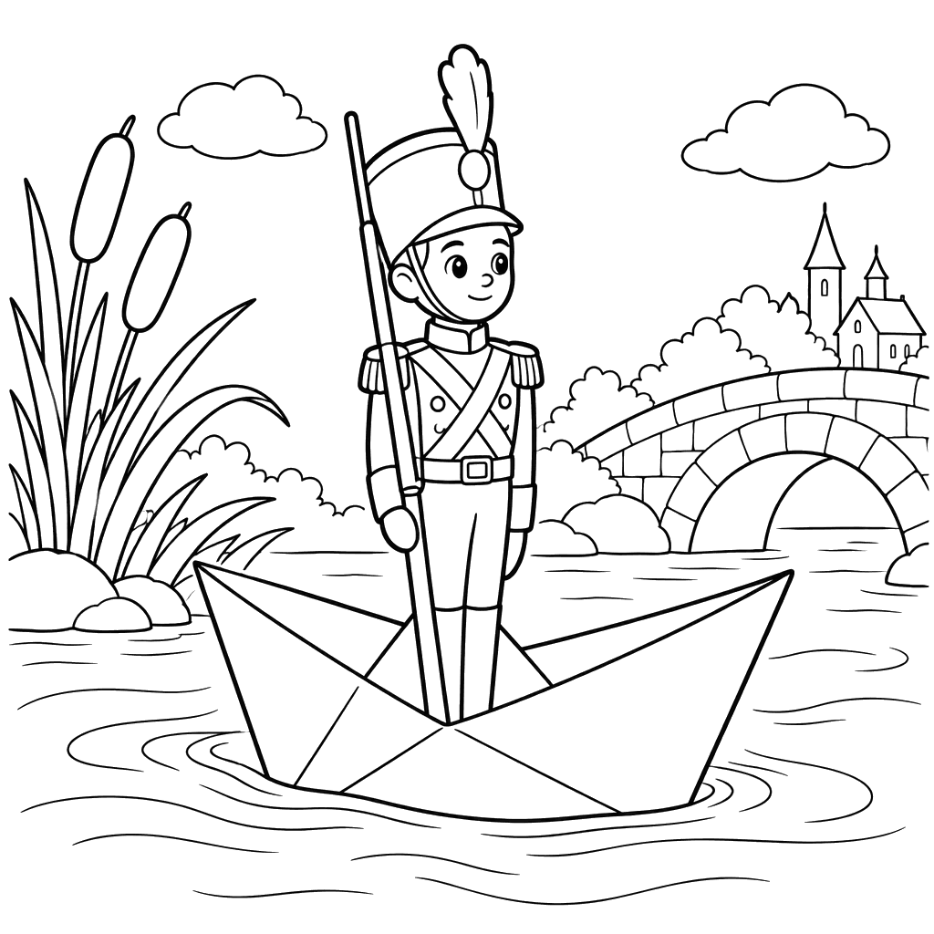 O Soldadinho de Chumbo no Barco de Papel