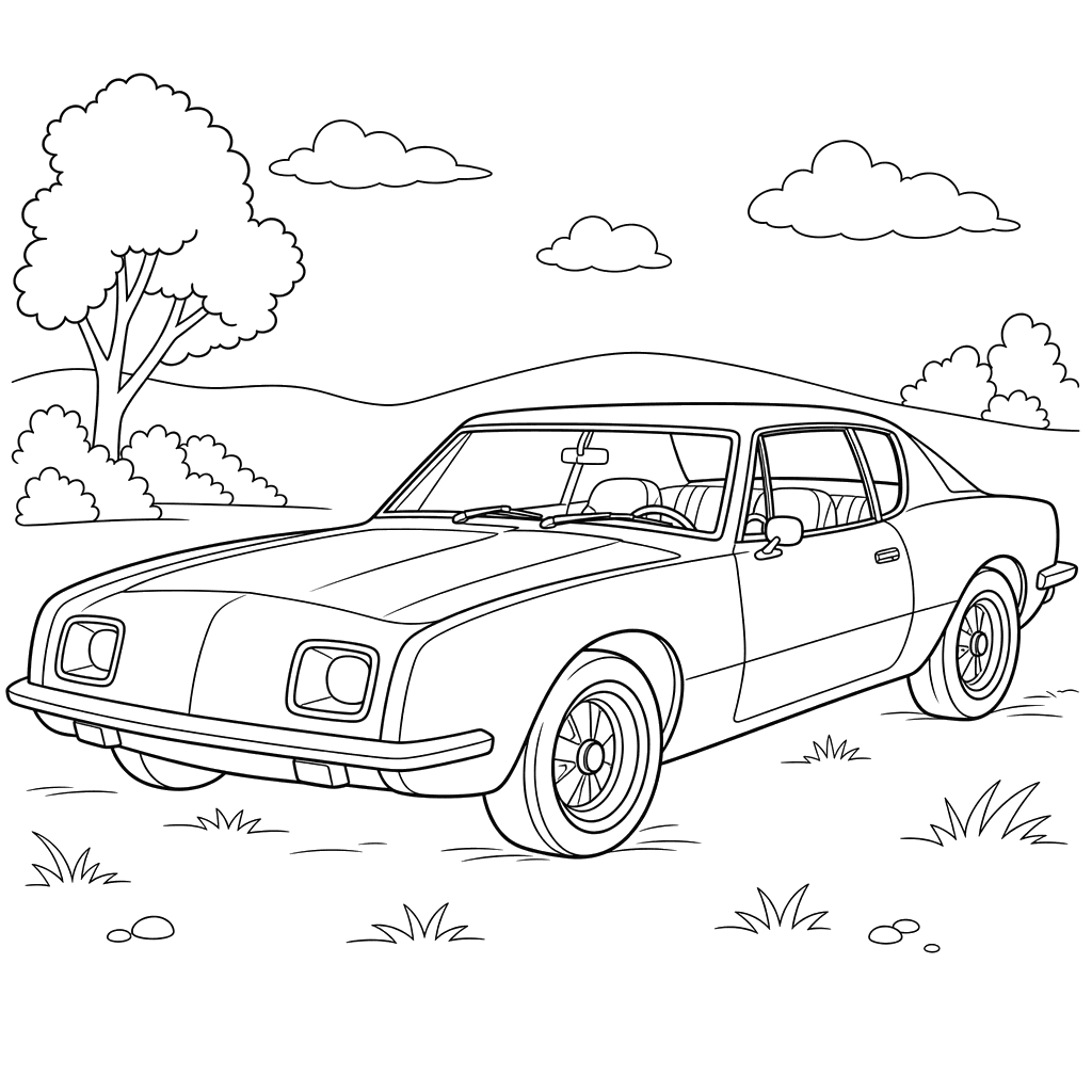 Coloriage Studebaker Avanti