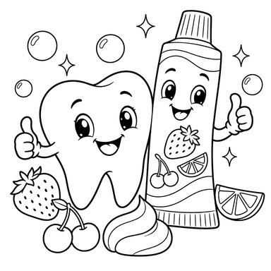 Tooth and Fruity Toothpaste