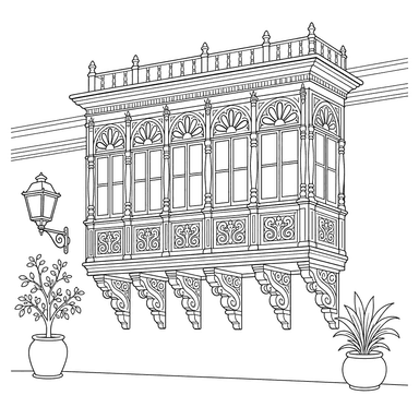 Balcon de Torre Tagle à Lima