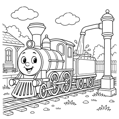 Train Filling with Water