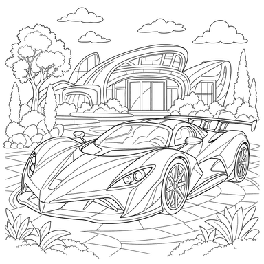 Dibujo para Colorear de Trion Nemesis