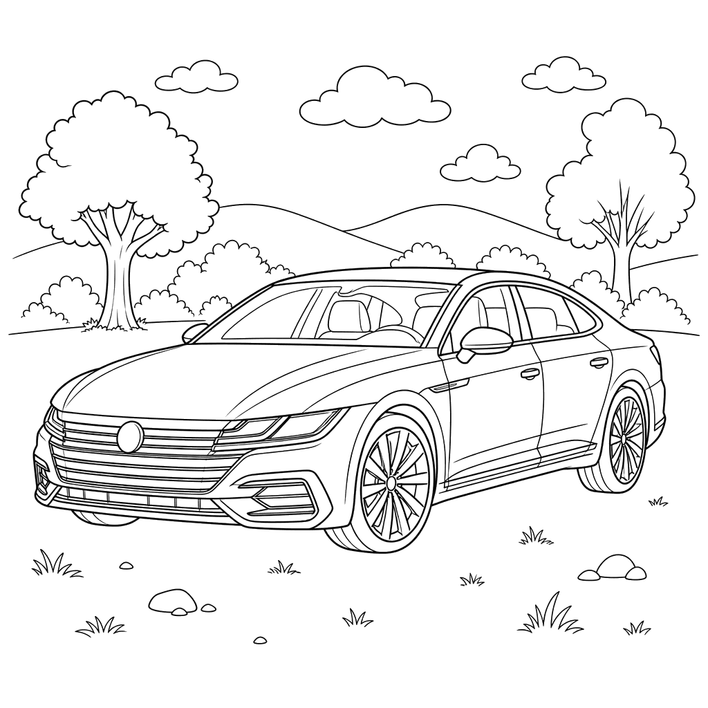 Desenho para colorir do Volkswagen Arteon